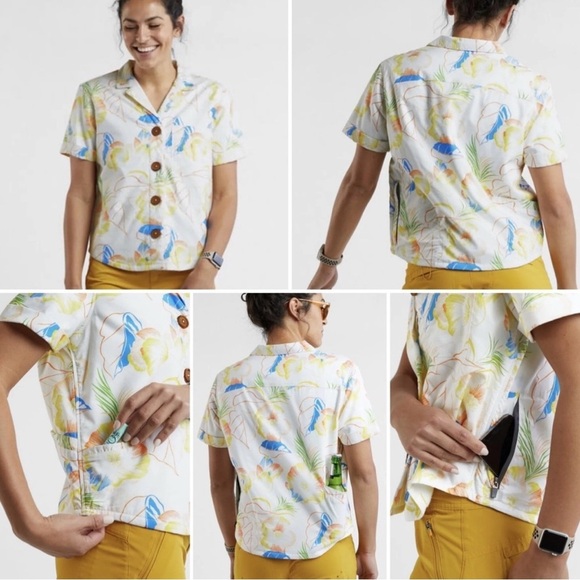 California Cowboy The High Water Riviera Flora in Pina Colada Women's Size S - Picture 3 of 12